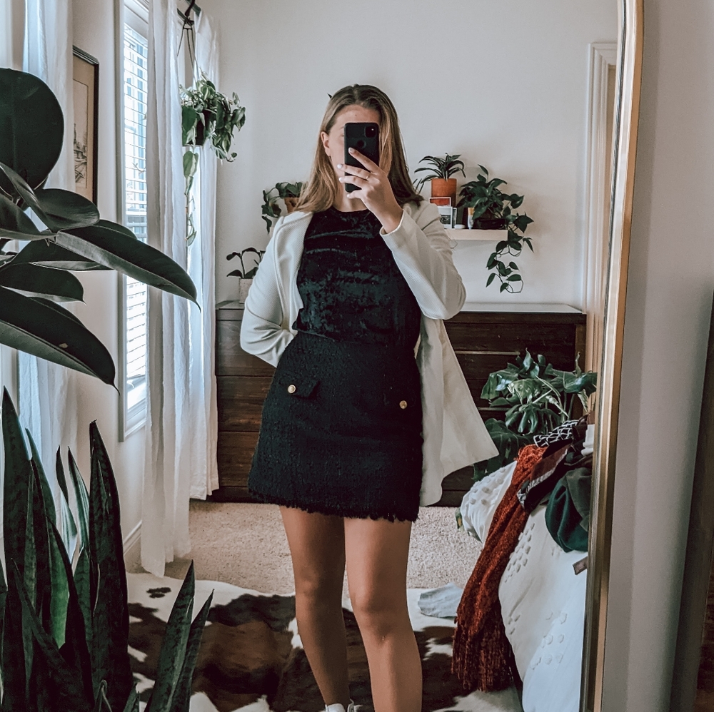 NWT Tweed Mini Skirt